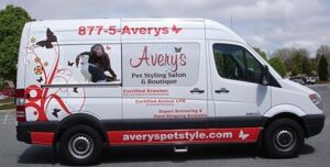 The Avery's Mobile Grooming Van