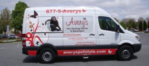 Avery's Mobile Grooming Van